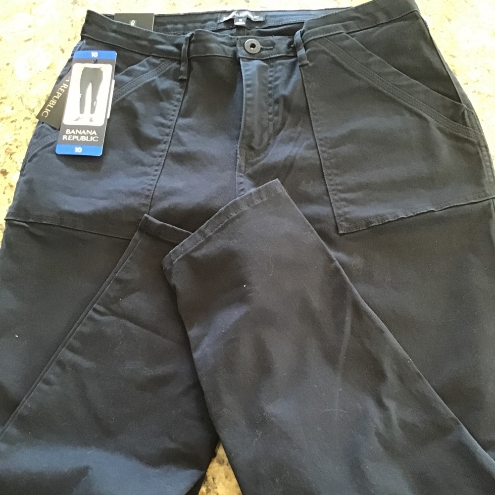 Banana Republic High Rise Twill Pants